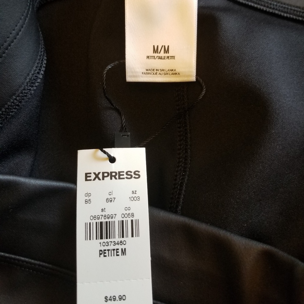 Brand new faux leather Express leggings